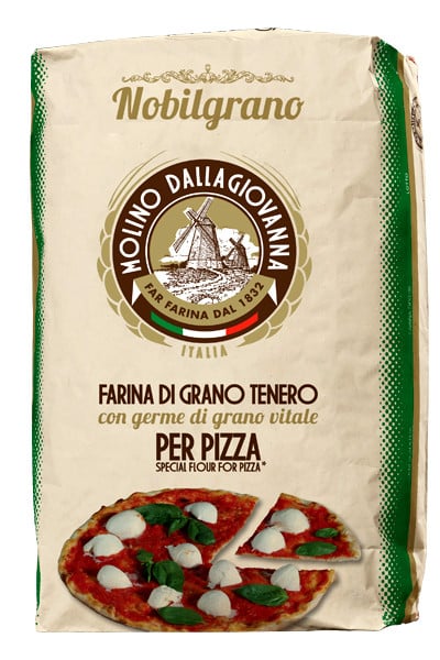 Pizza Nobilgrano R - VERDE.Tipo 1 - Lunga lievitazione. W 330 P/L 0.55. Dallagiovanna