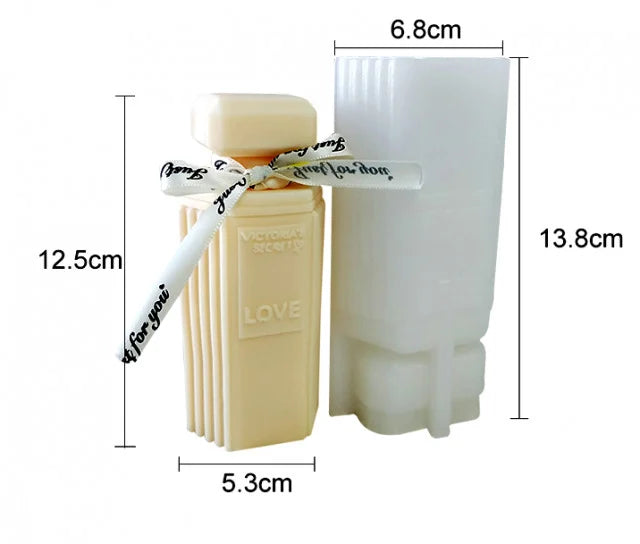 Stampo Profumo Logo Griffe Victoria Secret Love in silicone di 12.5 cm. Stampo in silicone anche per Candele. MakeUp