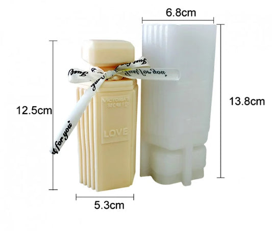 Stampo Profumo Logo Griffe Victoria Secret Love in silicone di 12.5 cm. Stampo in silicone anche per Candele. MakeUp