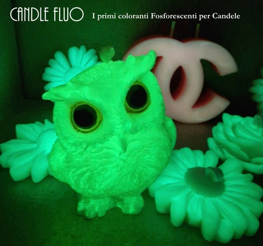 Candle Fluo. I primi coloranti Fosforescenti per Candele. WORLD PRODUCTS SHOP.