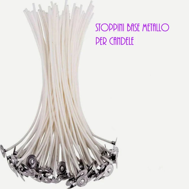 Stoppini in Cotone Cerato per Candele