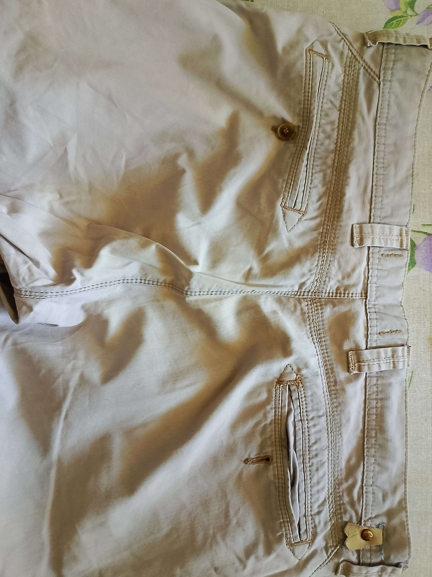 Pantalone Uomo.BEIGE. Pantaloni Eleganti. Tg54