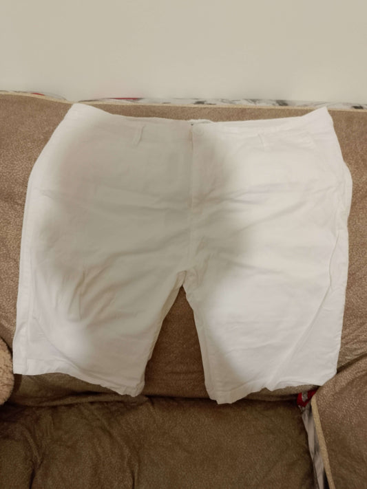 Pantaloncino ANDREA FALCO.ESTATE.Bianco.casual unisex.Taglia 54/L