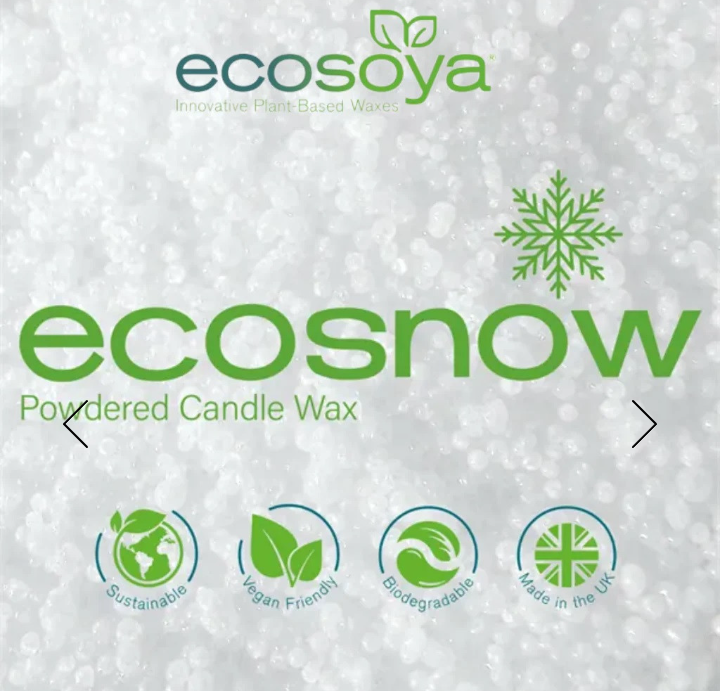 Cera Eco Snow senza fusione per Candele in Contenitore