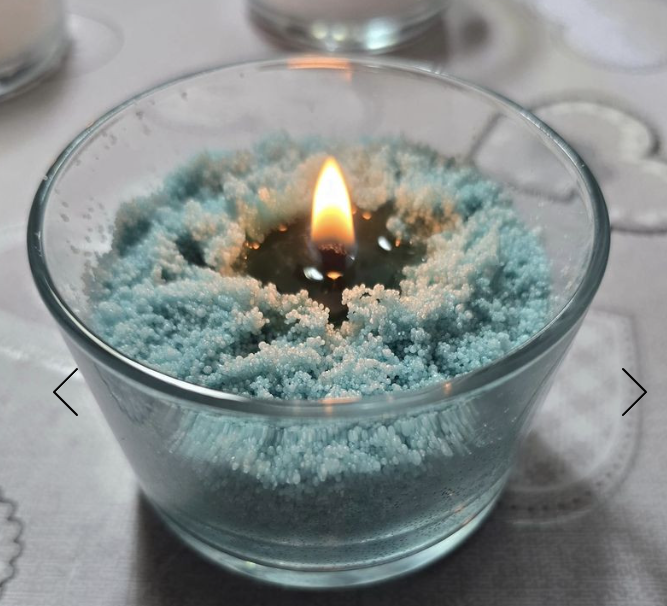 Cera Eco Snow senza fusione per Candele in Contenitore