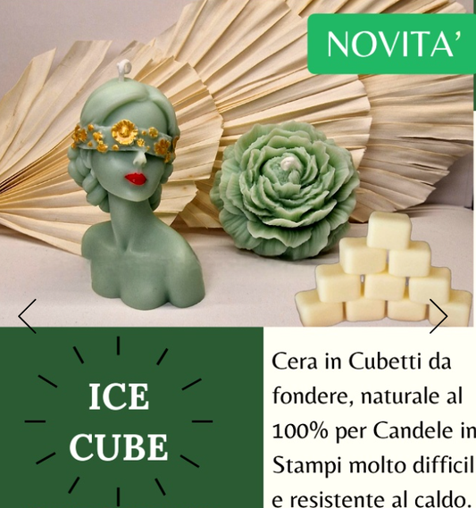 Ice Cube. Cera Naturale per Stampi difficili e resistente al Caldo