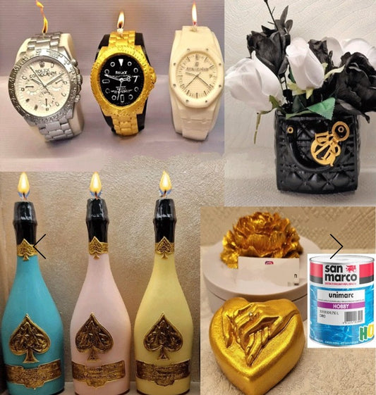 SMALTO PER PITTURARE SULLE CANDELE.