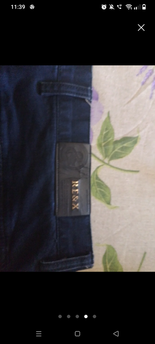 JEANS CASUAL REeX.       Blu scuro.Misura 52/L. Unisex.