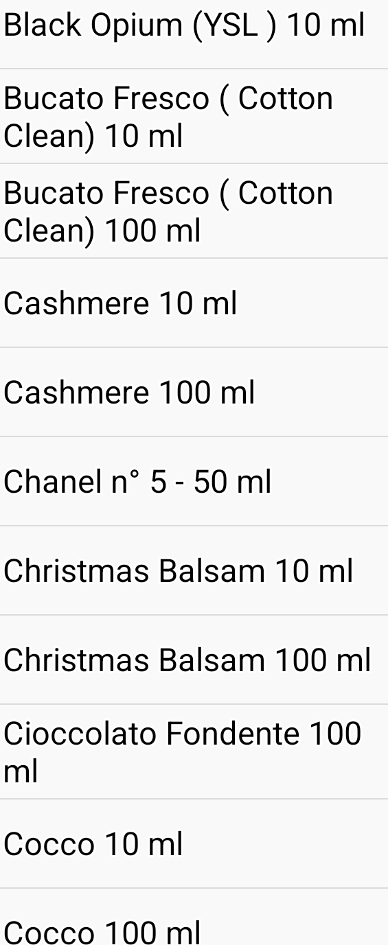 Fragranze per Candele 10 - 20 - 50 - 100 ml