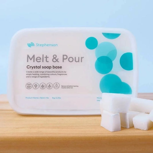 Sapone Bianco naturale. Base Melt and Pour Crystal Natural White